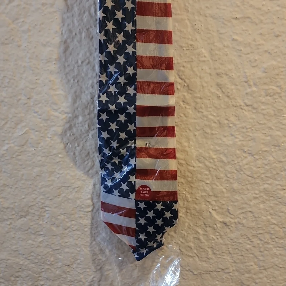 LOT OF 10 AMERICAN FLAG TIES